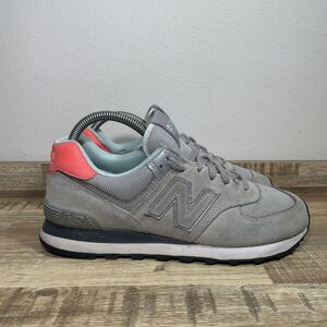 New Balance x FIGS 574 Suede Nurse Casual Shoe Women's Sneaker Size 9.5 Gray EUC
